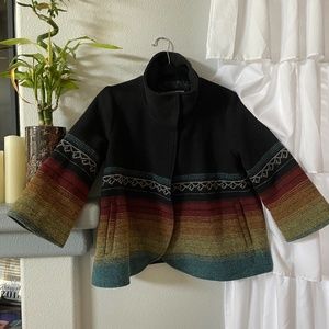 Designer Closet By Billabong Cape, Jacket